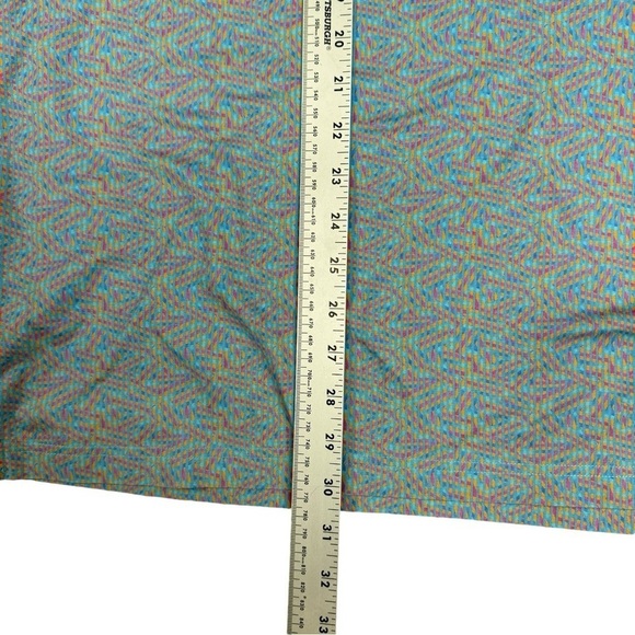 Bugatchi 8-Way Stretch Polo Shirt Blue Azure Short Sleeve Mens Size XXL or 2X - Picture 5 of 8